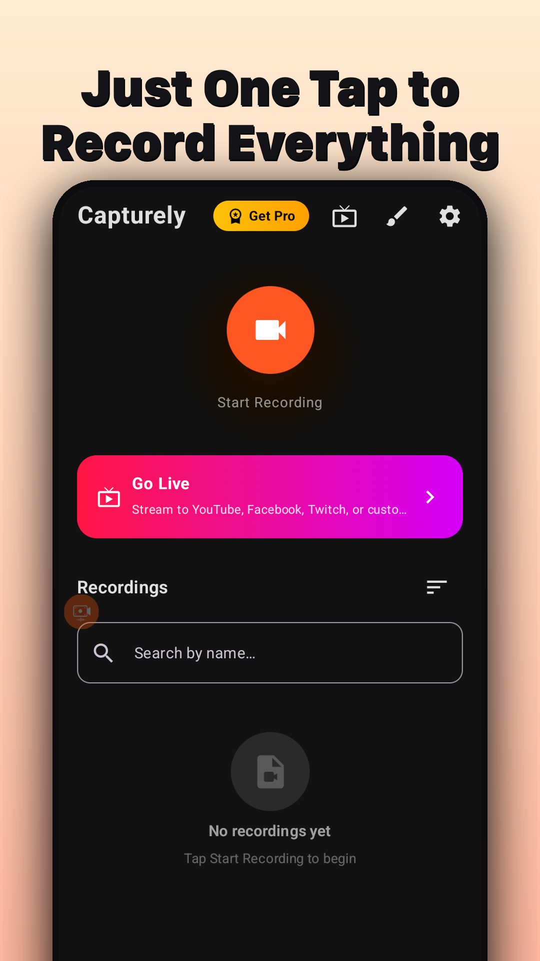 Capturely home